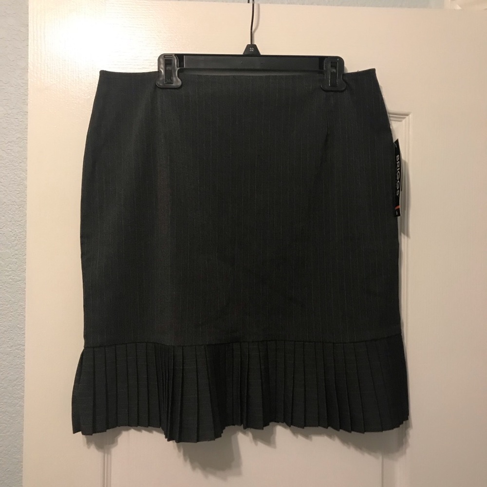 Pin Stripe Grey Skirt